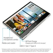 HP Envy 15.6 FHD X360, Intel Core i5-10210U, 8GB SDRAM, 256GB SSD, Natural Silver, Windows 10, 15-dr1070wm