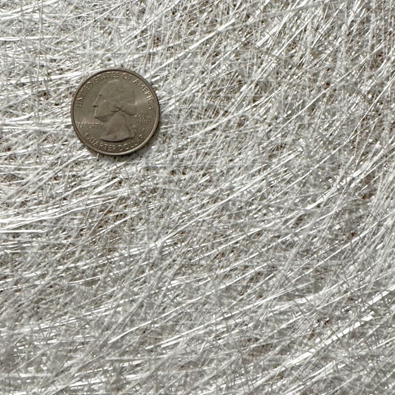 Fiberglass Chopped Strand Mat 1.5oz, 1 Yard x 50" Width, 50" x 36", 12.5 sqft, Marine Boats Roofing Auto