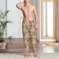 thumbnail image 2 of Logiee Cycling Elephant On Bicycle In Park Print Pajama Pants for Men,Men’s Pajama Bottoms,Mens PJ Pants with Pockets & Button Fly-3X-Large, 2 of 6