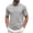 7# Light Gray, variant on Mens Fashion Polo Shirts Cotton Classic Short Sleeve Thermal Button Shirt with Pocket Dark Gray 4XL