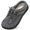 Grey, variant on Womens Wide Slippers Comfy Memory Foam House Shoes Non slip Fuzzy Lined Mules