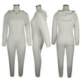 thumbnail image 6 of Fluffy Polar Bear Onesie (M, Red), 6 of 7