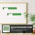thumbnail image 4 of RENACLIPY 1 Set of Felt Pin Board Strips for Wall Display Simple Design Green, 4 of 6