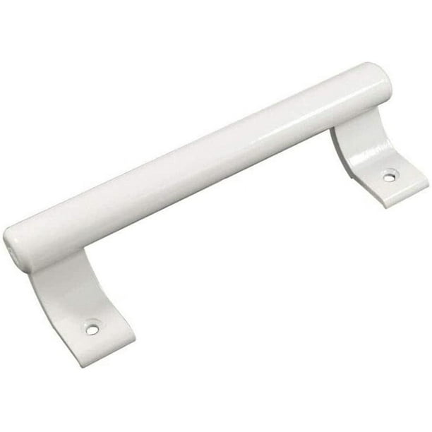 Manija de puerta corredera de aleación de aluminio de 200 mm Manija de puerta de vidrio para balcón Manija de puerta de gabinete de baño Manija de puerta de almacén Manija de metal moderna (blanca)