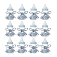 thumbnail image 1 of 12 unidades de mini botellas rellenables para regalos de baby shower en color azul y rosa. 蓝色, 1 of 9