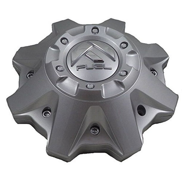 Fuel Gray Wheel Center Caps Set of ONE (1) 100253V M447 8Lug 100253