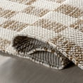thumbnail image 5 of nuLOOM Stormie Checkered Indoor/Outdoor Area Rug, 4' x 6', Stormie Brown, 5 of 9