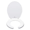 thumbnail image 1 of asiento para baño bisagras ajustables redondo blanco plástico, 1 of 6