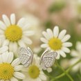 thumbnail image 5 of Aretes Mariposa Con Zirconias Para Mujer De Plata 925, 5 of 5