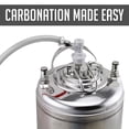 thumbnail image 4 of 1 juego de tapa de carbonatación, herramienta para hacer cerveza casera y 1 piedra de difusión de acero de 0,5 pulgadas para aireación de cerveza carbonatada, 4 of 8