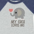 thumbnail image 4 of Inktastic My Gigi Loves Me Grandchild Boys or Girls Baby Bodysuit, 4 of 5
