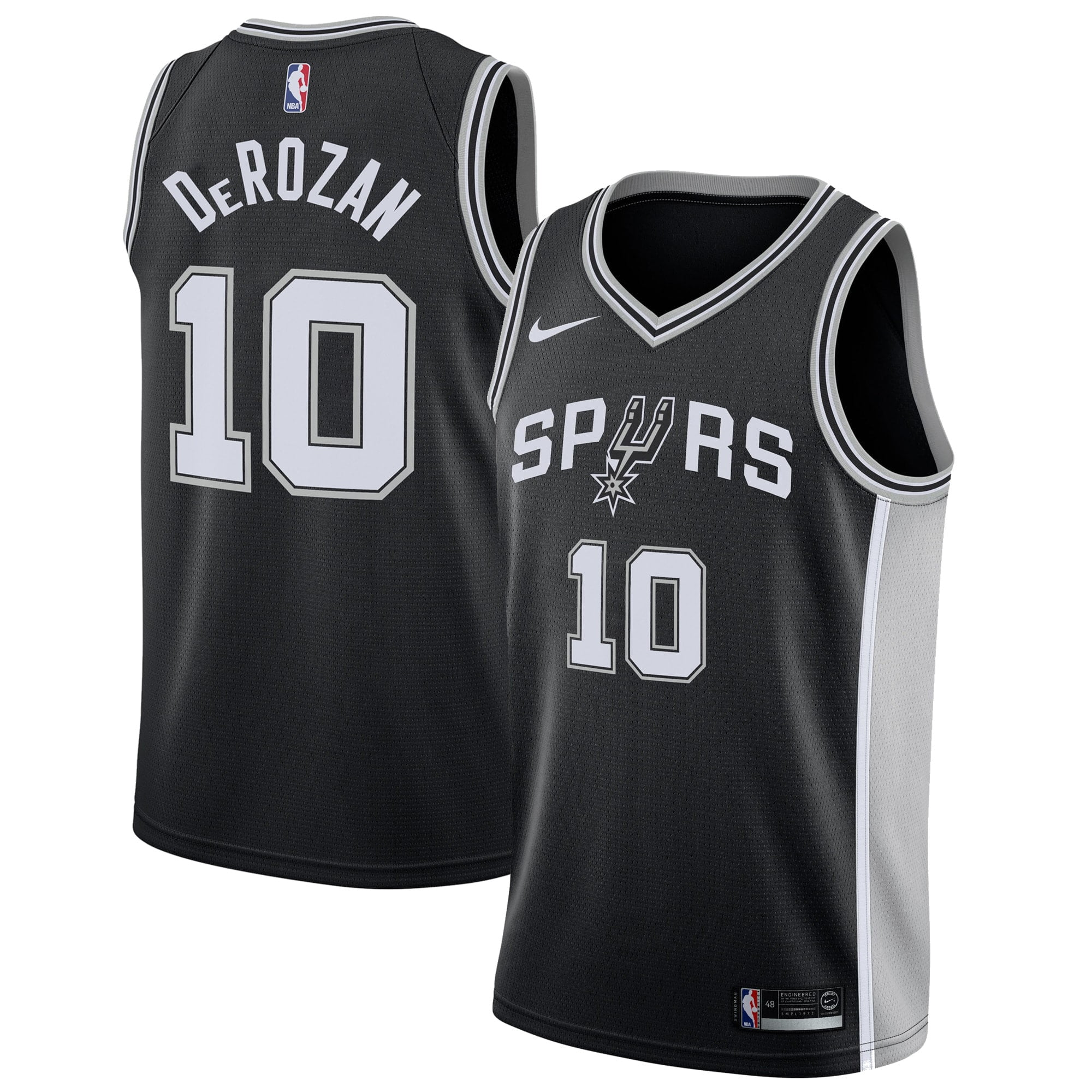 spurs blackout jersey