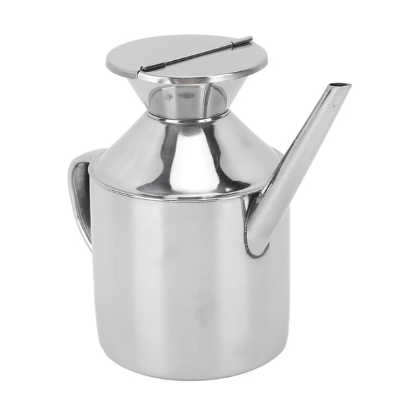 Stainless Steel Oil Can Multipurpose Oil Container Oil Dispenser Bottle for Soy Sauce Vinegar Cooking Wine With Handle