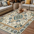 thumbnail image 2 of Fsddascl Boho Chic Outdoor Rug for Patio/Deck/Porch, Non-Slip Large Area Rug 4 x 6 Ft, Traditional Classic Geometric Farmhouse Indoor Outdoor Rugs Washable Area Rugs, Reversible Camping Rug Carpet, 2 of 5