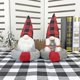 thumbnail image 4 of Hecho a mano de Navidad, cortina de ventana sueca Gnome, hebilla, soporte de retazo de decoración, B Feliz Sencillez, 4 of 5
