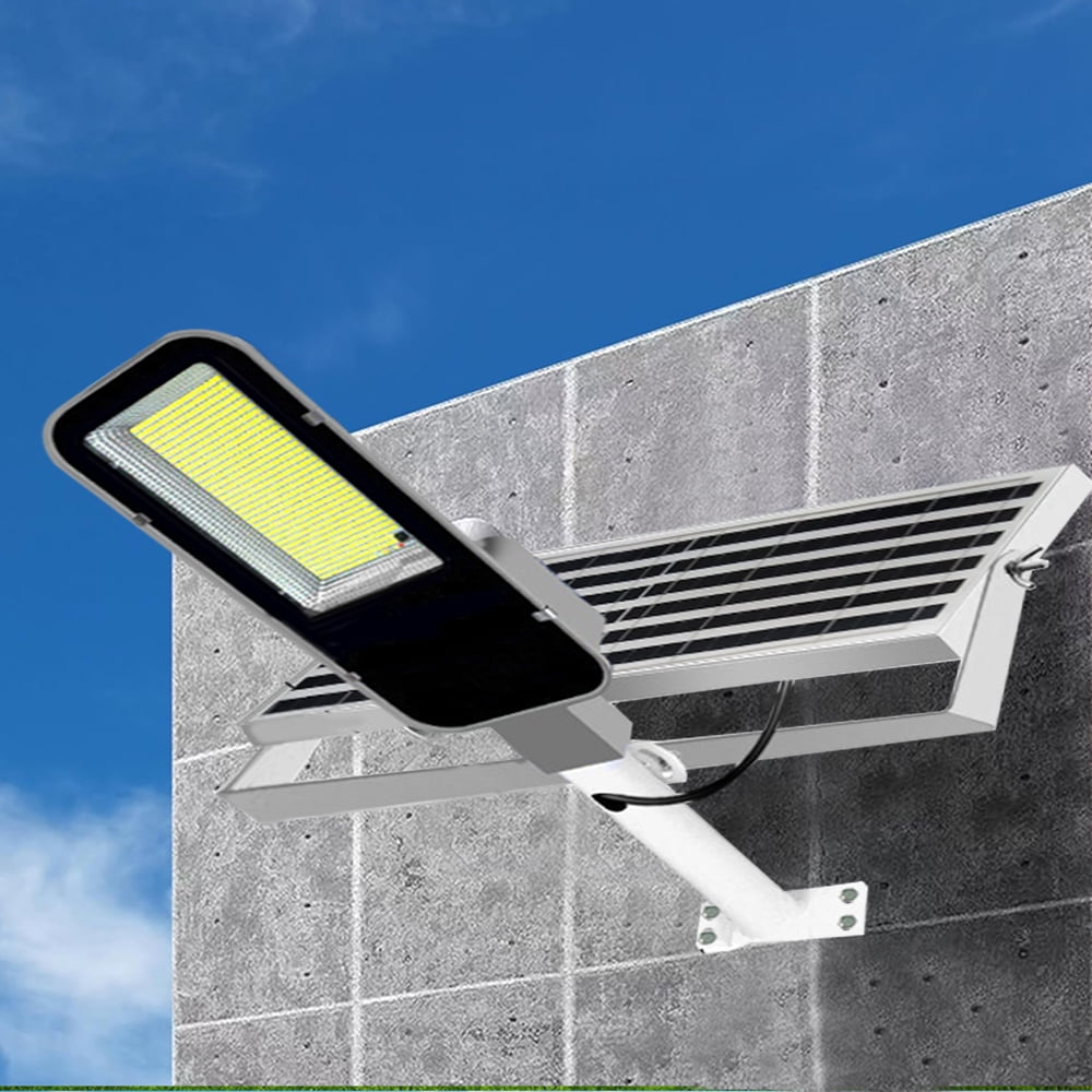 5000W Solar Street Lights Outdoor, Super Bright Solar Parking Lot lights Dusk to Dawn, Waterproof Solar Lights for Outside, Flood Security Lights with Remote Control for Yard Garden