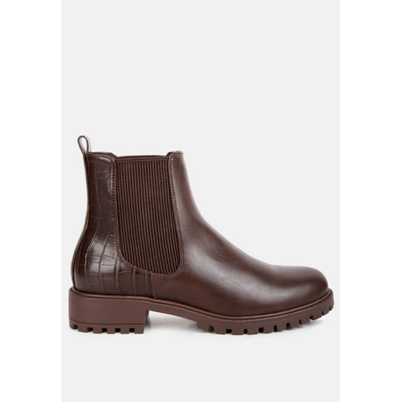 Stella Croc Back Chelsea Boots