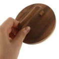 thumbnail image 3 of YUNLIGHTS Jar Lid Light Brown 1Set 4.0In Round Wooden With Silicone Seal, 3 of 8