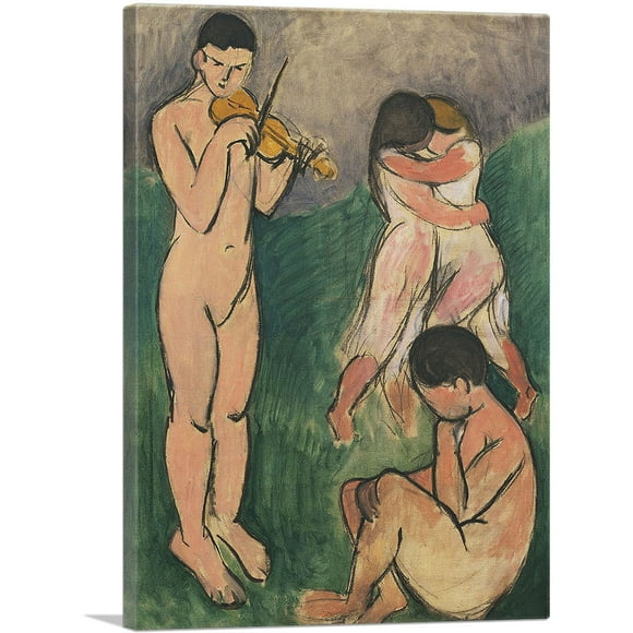 ARTCANVAS Music 1907 Canvas Art Print by Henri Matisse - Size: 40" x 26" (0.75" Deep)