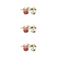 thumbnail image 4 of Bewildely 2 Pieces Christmas Bell Ornament Jingle Tree Xmas Hanging Craft Leaves Pendent Decoration Hanger for Door Handle Window Wall Type1 NO1, 4 of 6