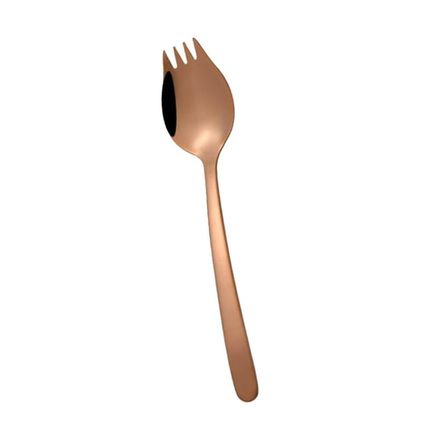 Tenedor de acero inoxidable perfecl Spork Utensilios Cocina Oro y Rosa