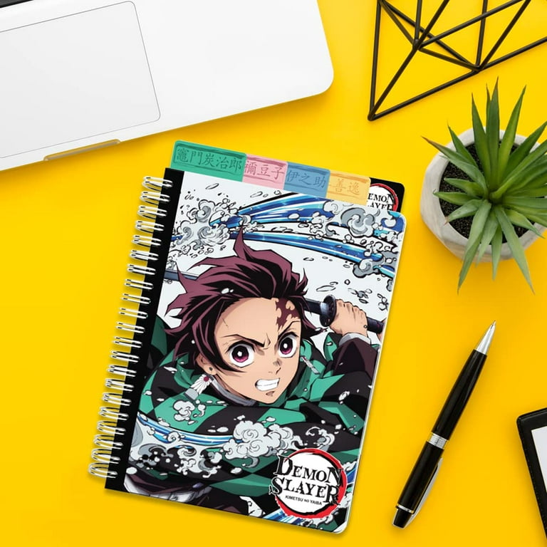 Notebook: Demon Slayer Anime Notebook-6X9(100 Pages)Blank Lined Journal for  Kids, Ramen, Anime, Manga Lovers, Student, School, Women, Girls, Boys