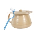 thumbnail image 3 of koolsoo Household Spittoon with Cover Bedside Commode Bucket, Multifunction Potty Urinal Yellow apricot, 3 of 9