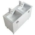 thumbnail image 3 of Venezian Collection - 48" Double White Bathroom Vanity, - Chrome Handles.&nbsp;, 3 of 9