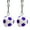 Purple, variant on SPRING PARK 2 Pcs Key Ring Vibrant Color Soccer Sports Ball Keychains for Kids Party Favors & School Carnival Prizes