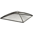 thumbnail image 1 of Sunnydaze Outdoor Steel Mesh Square Fire Pit Spark Screen Cover - Black - 30", 1 of 10