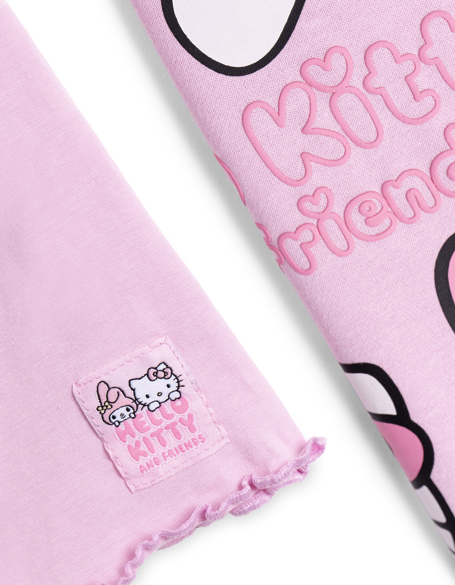 Hello Kitty Cinnamoroll My Melody Pompompurin Fleece Pullover Sweatshirt and Ribbed Flare Leggings Outfit Set Toddler to Big Kid