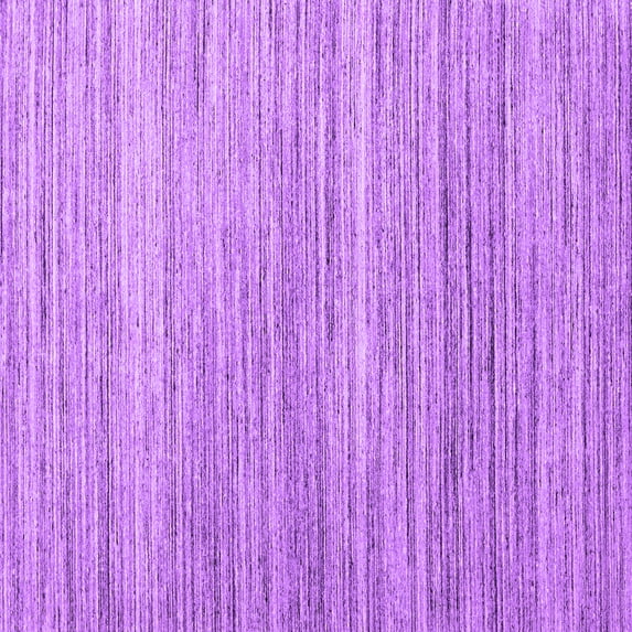 Ahgly Company Machine Washable Indoor Square Abstract Purple Contemporary Area Rugs, 7' Square