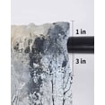 thumbnail image 6 of Grey Forest Curtains 63 Inch Length, Sheer Curtains for Bedroom Living Room Window Abstract Vintage Oil Painting Trees Rod Pocket Voile Drapes Kitchen Curtains Small Half Window 42"x63" 2 Panels, 6 of 6