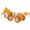 thumbnail image 1 of WoodenEdu Baby Toys Car, juguete de madera para niños pequeños, juguete de desarrollo para niña de 1 año, regalo de cumpleaños (zorro), 1 of 5