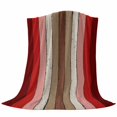 thumbnail image 6 of Red Pink Blanket Soft Cozy Warm Throw Blanket for Couch, Plush Fuzzy Flannel Fleece Blankets for Sofa, Farmhouse Wood Grain Vintage Brown Striped Bed Blankets Lightweight Gifts for Women, 32"x48", 6 of 9