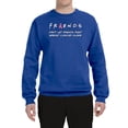 thumbnail image 2 of Donâ€™t Let Friends ALone Awareness Unisex Crewneck Graphic Sweatshirt, Royal, 3XL, 2 of 3
