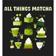 thumbnail image 5 of Matcha Treats All Things Matcha Adult Black Crew Neck Long Sleeve Tee-Medium, 5 of 6