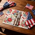 thumbnail image 1 of EGNMCR Independence Day Placemat For Dining Table Kitchen Accessories Independence Day Decoration Placemat Home Tool polyester dinning mats, 1 of 6