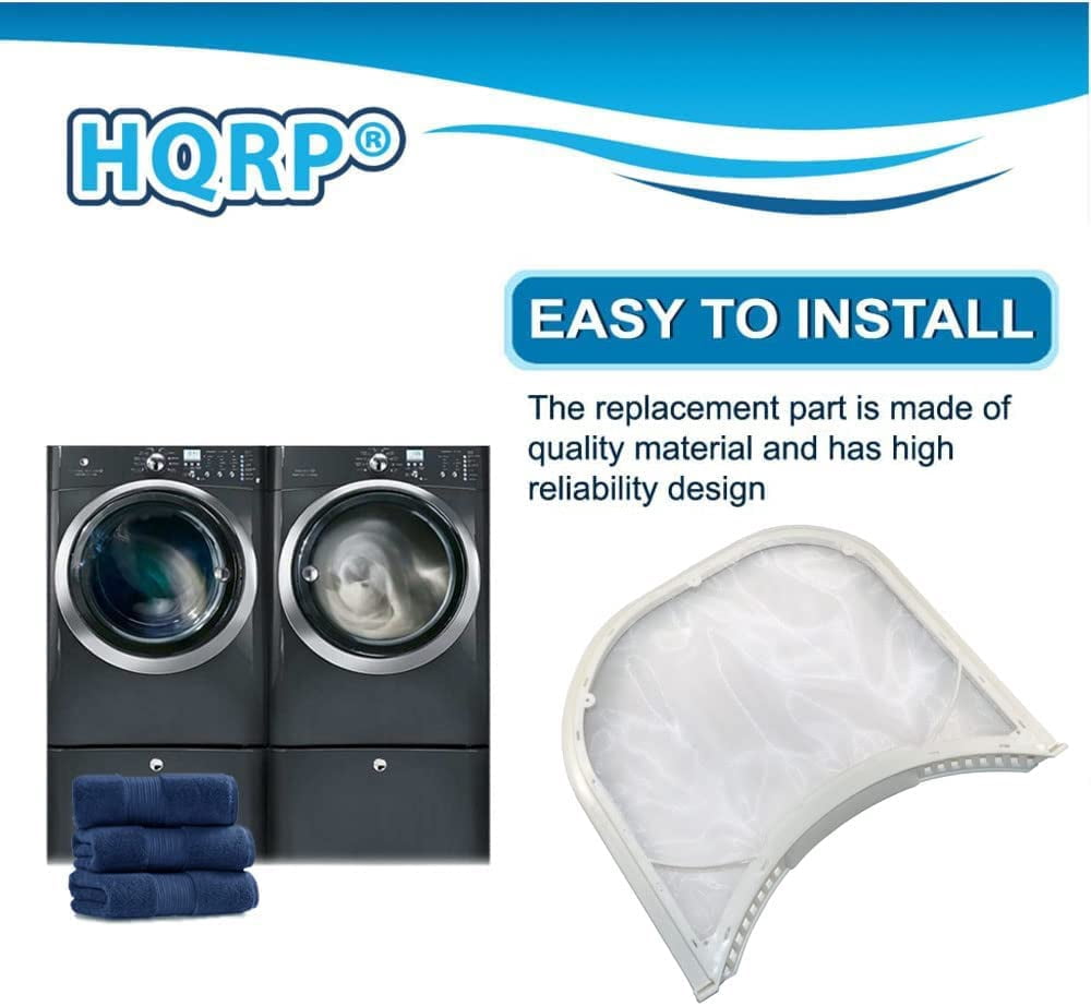 HQRP 2-Pack Dryer Lint Filter for LG 5231EL1003B, 5231EL1002E, 5231EL1003E Replacement