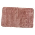 thumbnail image 4 of PAMINGONO Bath Mats For Bathroom Pink Polyester Fiber Nonslip Absorbent Rectangular Plush Microfiber 80X50X3CM 1Pack, 4 of 8