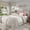 Beige, variant on Frostbloom Queen Size Velvet Upholstered Platform Bed Frame with Wingback Headboard, No Box Spring Needed, White