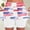 Red h, variant on Women's Patriotic Print 2-in-1 Skort, High Waisted Tennis Skirt with Built-in Shorts and Pockets, Breathable and Comfortable for Sports, Golf and Everyday Wear Red d S