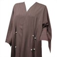 thumbnail image 6 of Modern Women's Fashion Turkish Style Long Sleeve Loose Fit Cardigan Robe Abaya for Casual Outings, 6 of 8