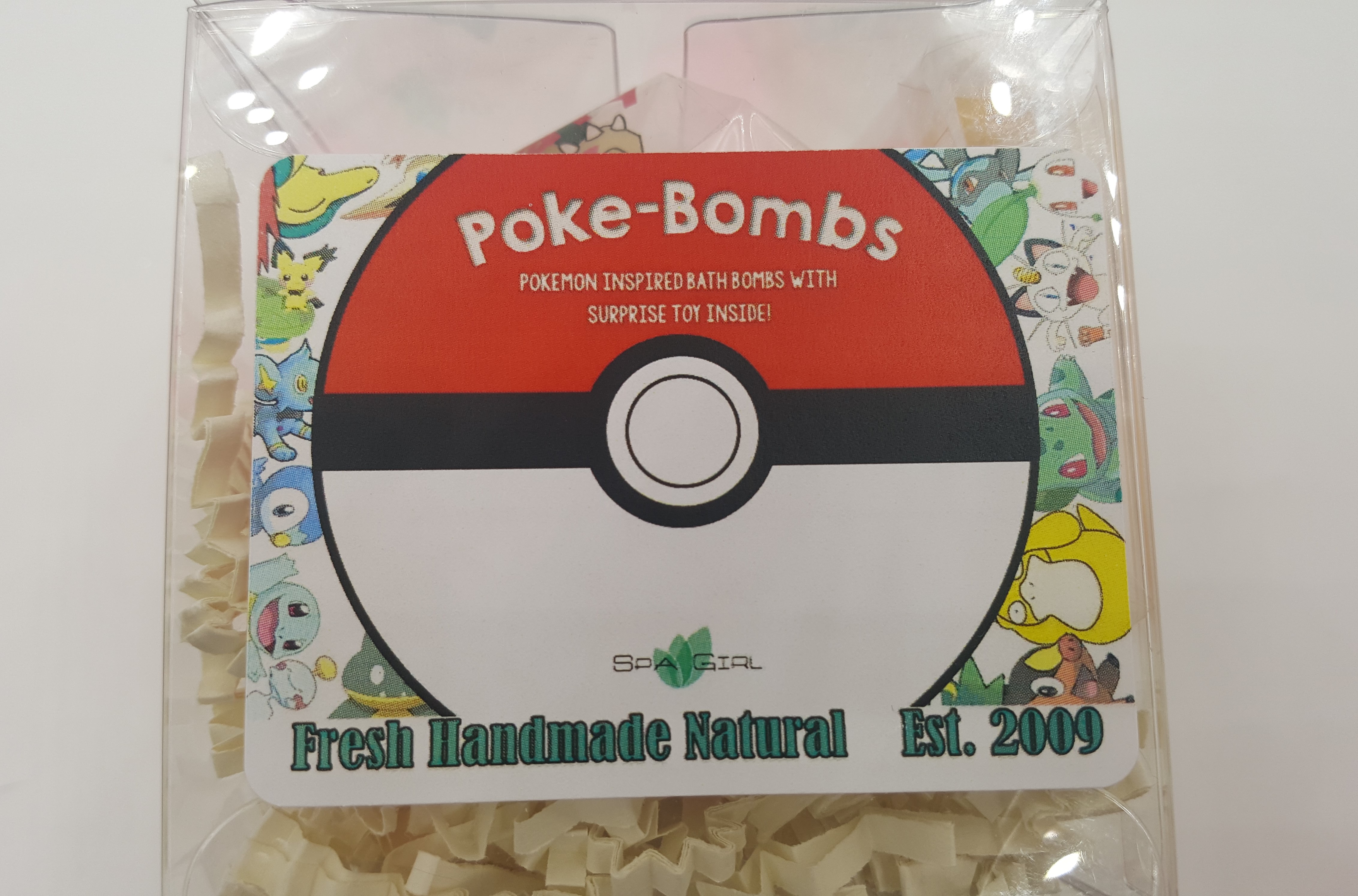 Spa Pure Kids Poke-Bomb Bath Bomb with Poke-Mon Toy Inside, USA Made (Pack of 1) - image 3 of 5