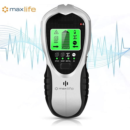 Stud Finder Wall Scanner 4 in 1 Stud Center Finders for Studs Wood Metal AC Wires Detection HD LCD Display and Audio Alarm - New