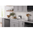 thumbnail image 4 of MOEN Brecklyn 87557BL Single Handle Pull Out Sprayer Kitchen Faucet with Power Clean in Matte Black, 4 of 5