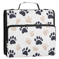 thumbnail image 5 of FORMRS Zipper Binder with Shoulder Strap 2-inch Ring 500 Sheet Capacity File Bag, Black Cat Paw, 5 of 5