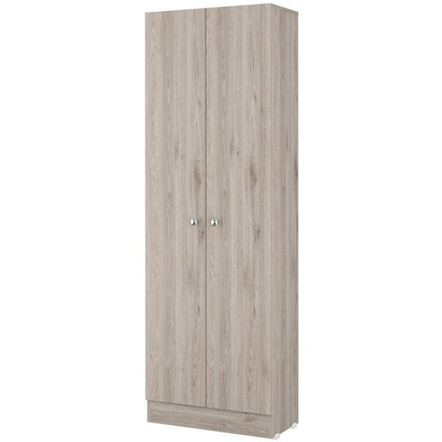 RST Brands Lindon MDF Placage Garde-Manger Armoire de Rangement en Gris