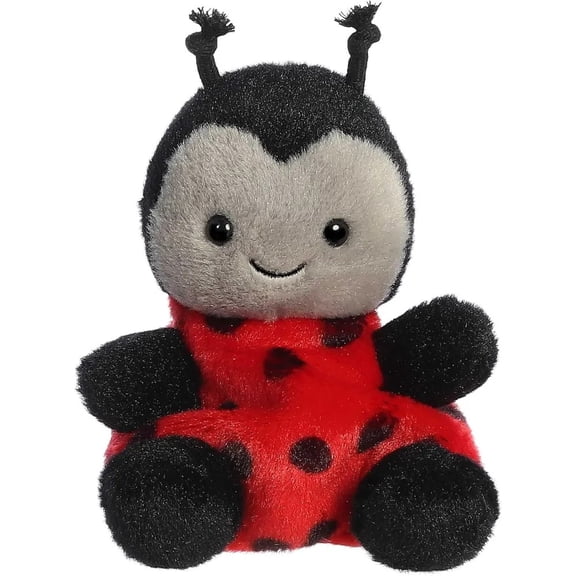 Aurora - Mini Red Palm Pals - 4.5" Lil Spots Ladybug - Adorable Stuffed Animal