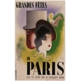 thumbnail image 2 of Vintage Apple Collection 22x32 White Modern Wood Framed Museum Art Print Titled - Greatfeasts Of Paris, 2 of 4